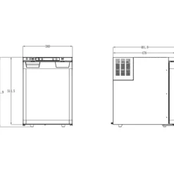 Outlet Carbest Réfrigérateur LR50L
