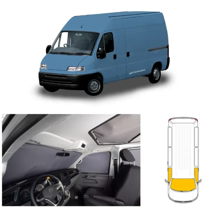 Sale Carbest Rideaux isolants avant 3 pièces | Ducato X230 X244