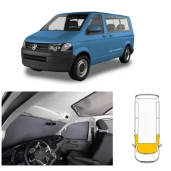 Online Carbest Rideaux isolants avant 3 pièces | VW T5 / T6 / T6.1