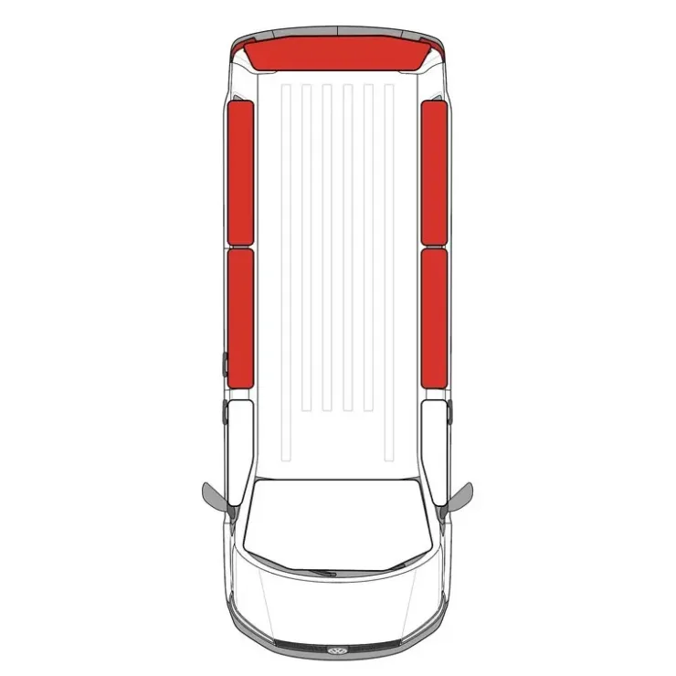 Online Carbest Rideaux isolants arrière 5 pièces | Custom 2 et VW T7
