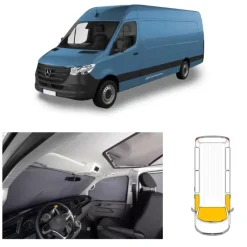 Hot Carbest Rideaux isolants avant 3 pièces | Sprinter 3