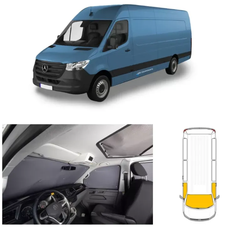 Hot Carbest Rideaux isolants avant 3 pièces | Sprinter 3