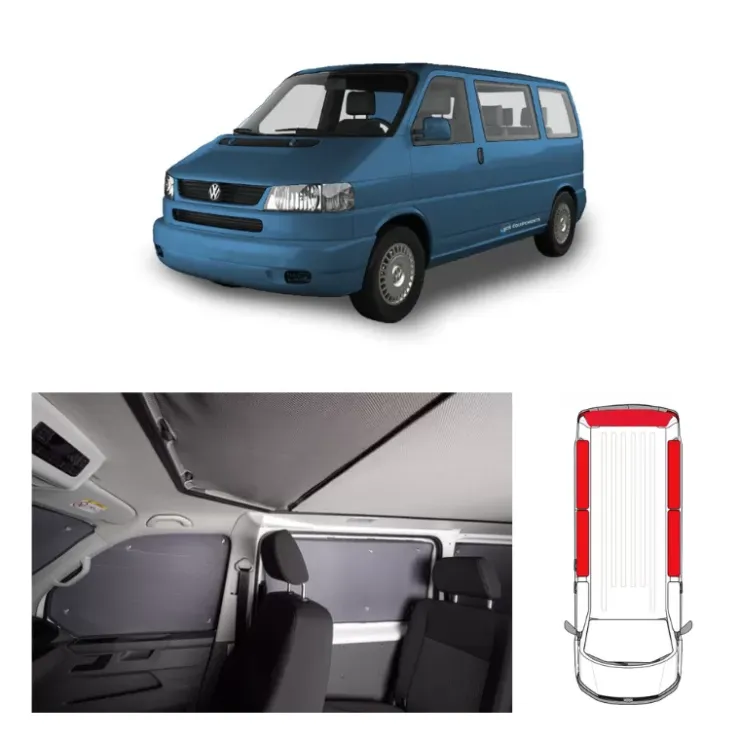 Discount Carbest Rideaux isolants arrière 5 pièces | VW T4