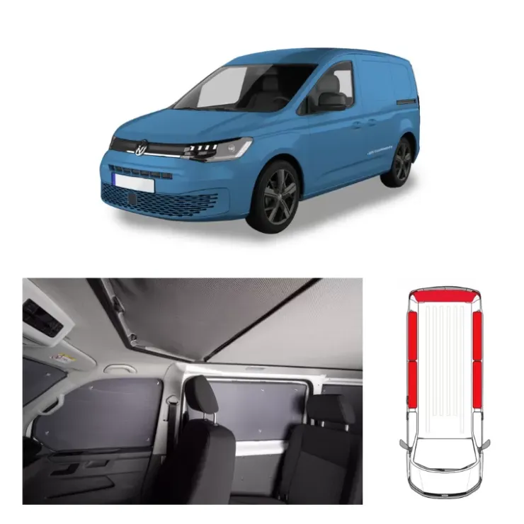 Discount Carbest Rideaux isolants arrière 5 pièces | VW Caddy 5