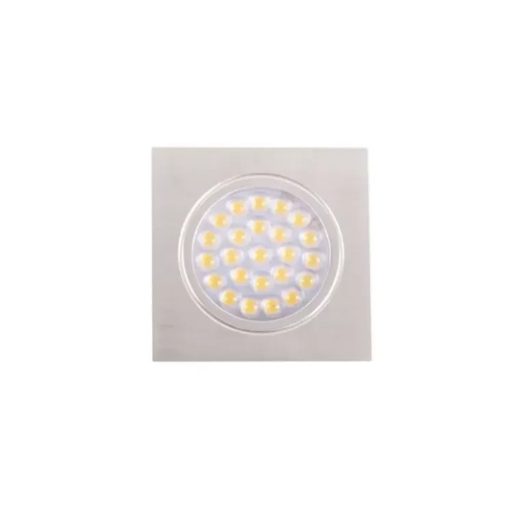 New Carbest Spot encastré alu brossé 65 x 65 mm