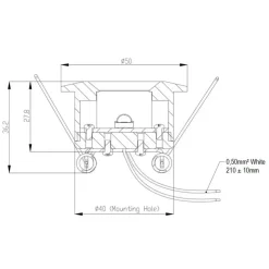 Sale CARBEST Spot LED encastré alu