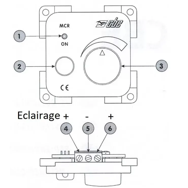 New CBE Variateur 12 V - 3 A Presto 10000