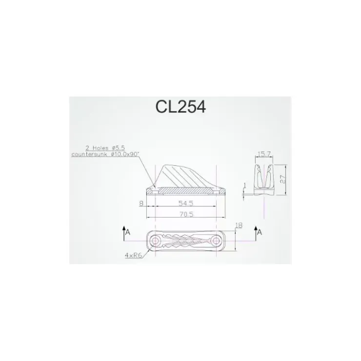 Online Clamcleat CL254