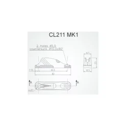 Online Clamcleat CL211 Mk1