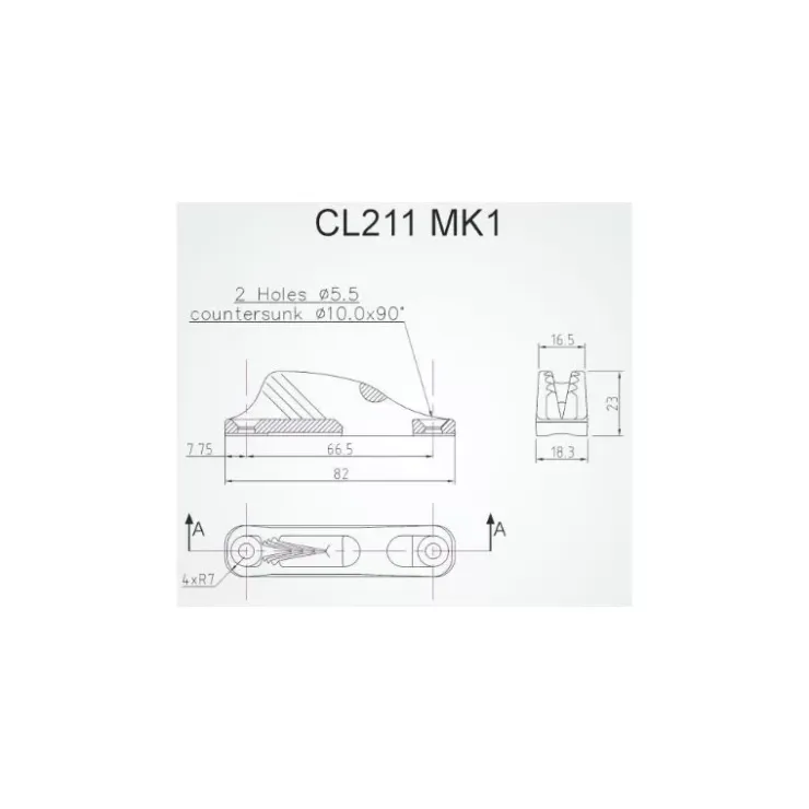 Online Clamcleat CL211 Mk1