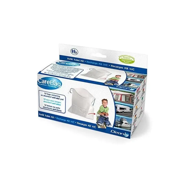 Best CLEANIS CareBag Recharge 12 sacs pour toilettes sèches