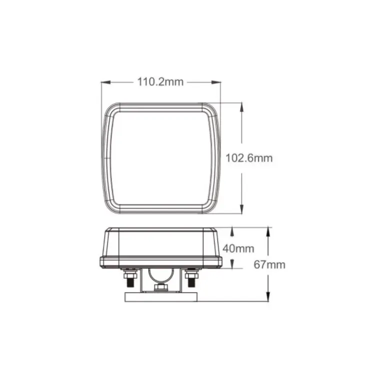 Online CM18 Automotive CM18 Kit feux de remorque magnétiques sans fil