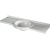 Clearance Comet Lavabo avec tablettes 900 x 270 mm