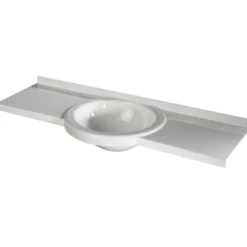 Clearance Comet Lavabo avec tablettes 900 x 270 mm