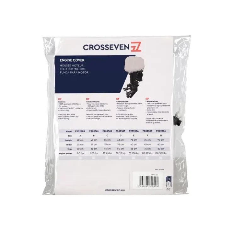 Hot Crosseven Housse pour moteur hors-bord