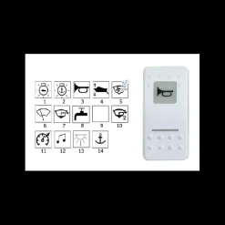 New Carlingswitch CS Façade blanche interrupteur Contura II