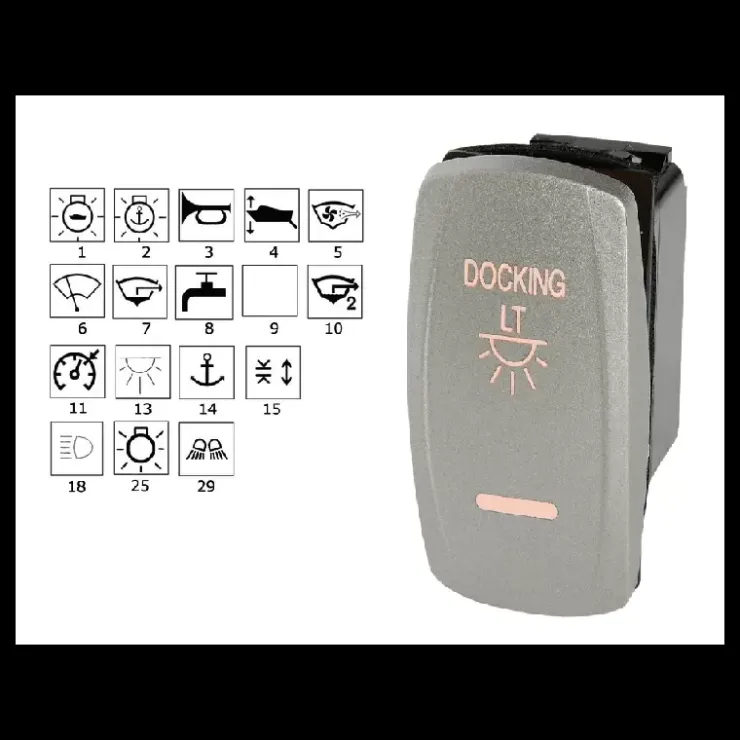 New Carlingswitch CS Façade métallisé interrupteur Contura II