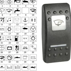 Online Carlingswitch CS Façade noire interrupteur Contura II | Surface semi-rigide