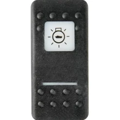 Hot Carlingswitch CS Façade noire interrupteur Contura II | Surface dure