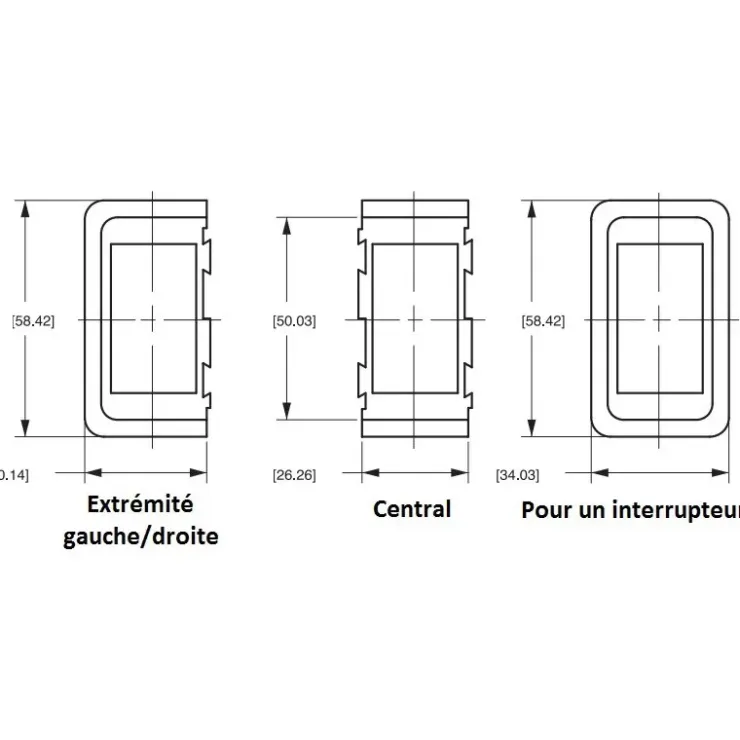 Clearance Carlingswitch CS Module d'encastrement Contura II