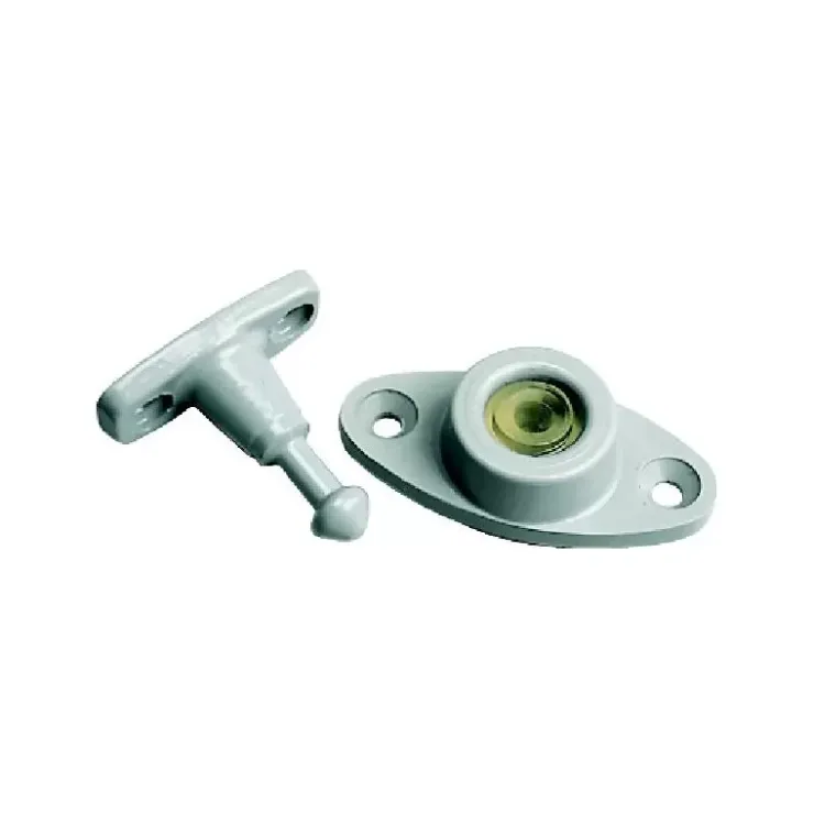 New Decmo Arrêt de porte gris 3 parties 40 mm