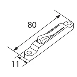 Online Decmo Blocage de porte 80 x 11 mm