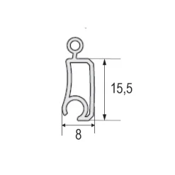 Online Decmo Lame de volet 15,5 mm x 250 cm