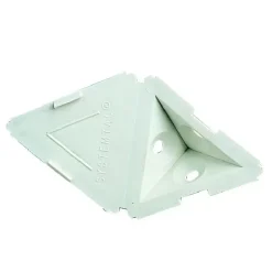 Discount Decmo Lot de 10 équerres d'assemblage 3 trous avec cache