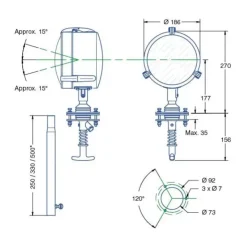 Online DHR Projecteur halogène 180CB