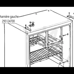 Clearance Dometic Charnière supérieur gauche | RM Série 4 / 5 et RF Série 60