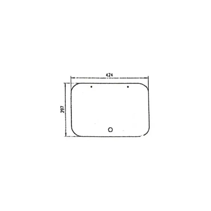 Dometic Couvercle verre EK 2000