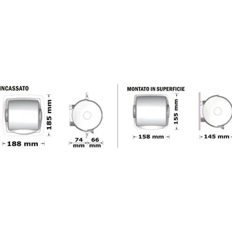Sale Dometic Dryroll | Support papier toilette