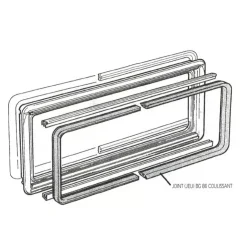 Online Dometic Joint extérieur baie S3/S4 coulissante