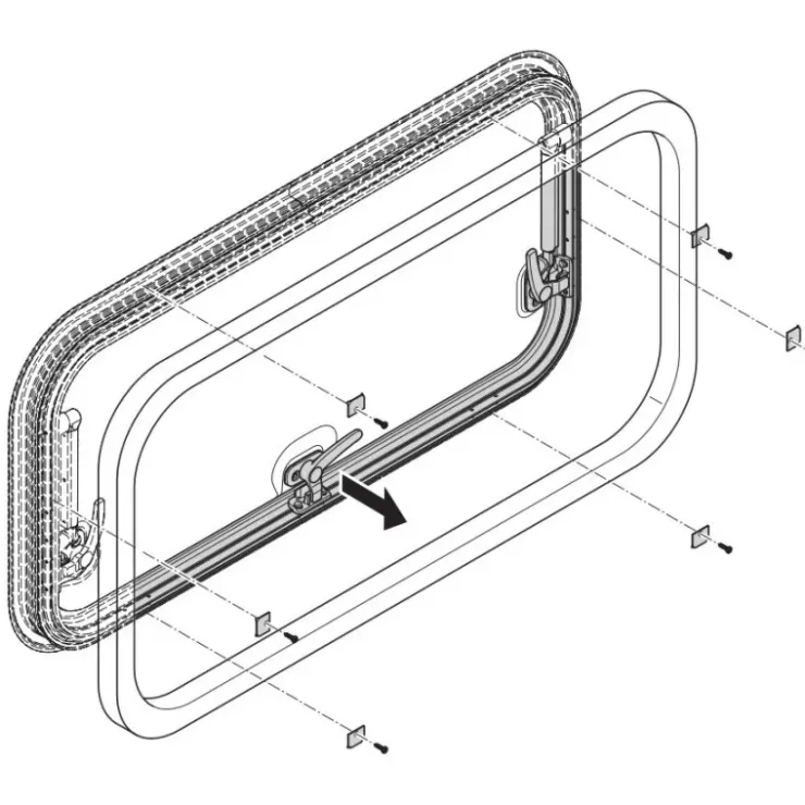 Clearance Dometic Kit de fixation S7P