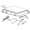 Discount Dometic Midi Heki Pièces détachées
