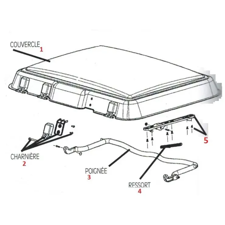 Discount Dometic Midi Heki Pièces détachées
