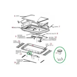 Discount Dometic Midi Heki Pièces détachées