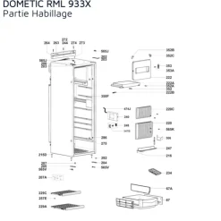 Online Dometic Pièces détachées RML933X