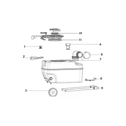 Outlet Dometic Pièces détachées WC CT-3110