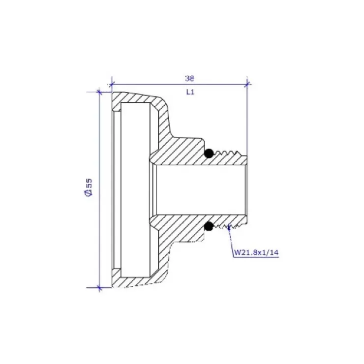 Hot DREHMEISTER Adaptateur France pour coupelle GPL W 21,8