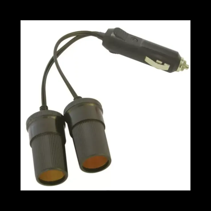 Hot Euro Accessoires EA Multiprise 12 V double allume-cigare