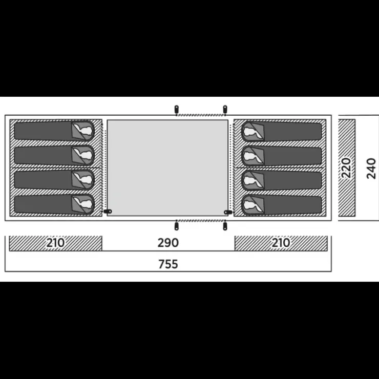 Online Easy Camp Leka Twin 8