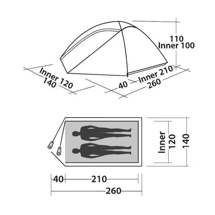 Discount Easy Camp Meteor 200