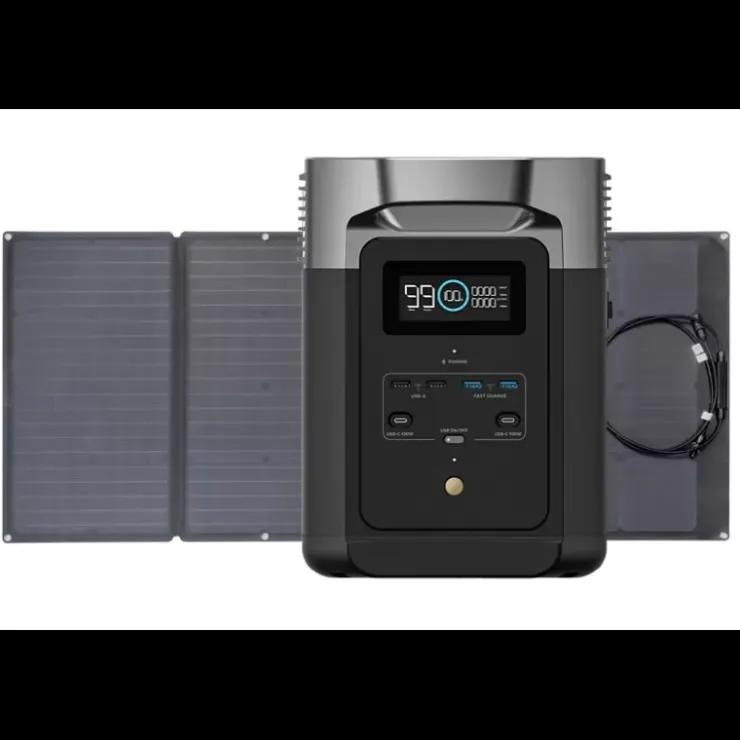 Outlet EcoFlow Delta 2 1024 Wh + Panneau solaire 160 W