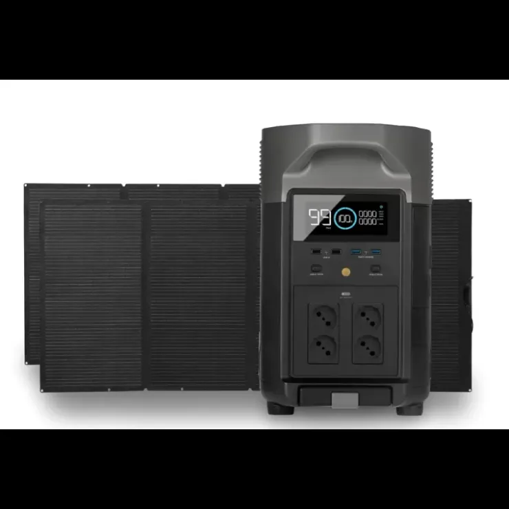 Best EcoFlow Delta pro 3600 Wh + Panneaux solaires 2 x 400 W