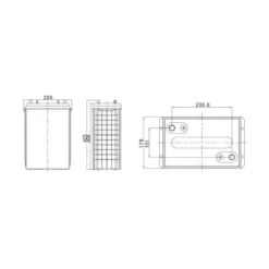 Discount Energie Mobile EM Batterie AGM 6V 460Ah