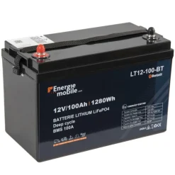 Sale Energie Mobile EM Batterie Lithium LT 12-100 BT  12 V | 1280 Wh