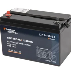 Sale Energie Mobile EM Batterie Lithium LT 12-100 BT  12 V | 1280 Wh