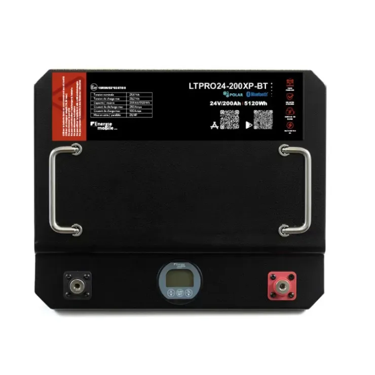 Outlet Energie Mobile EM Batterie Lithium LTPRO 24-200 Ah XP-BT | 5120 Wh