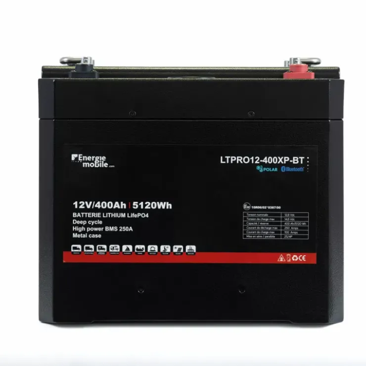 Online Energie Mobile EM Batterie Lithium LTPRO 12-400 Ah XP-BT | 5120 Wh